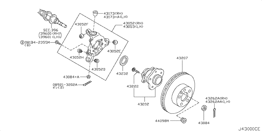 Rear axle