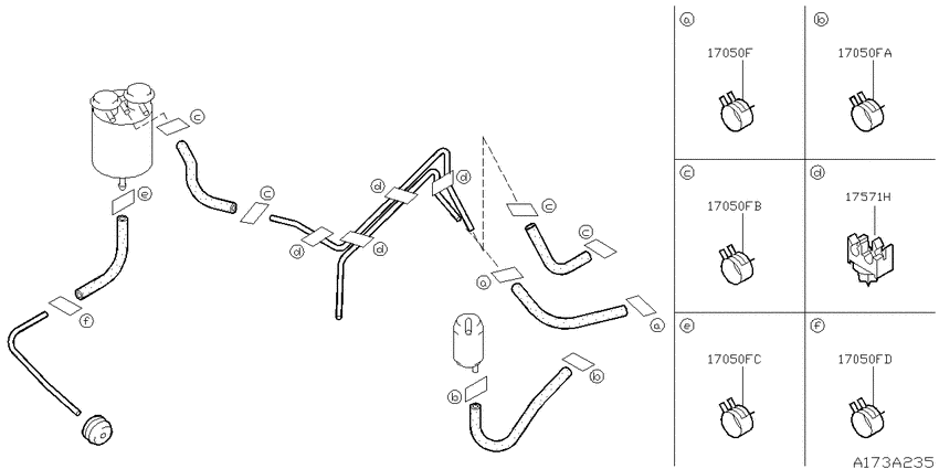 Fuel piping