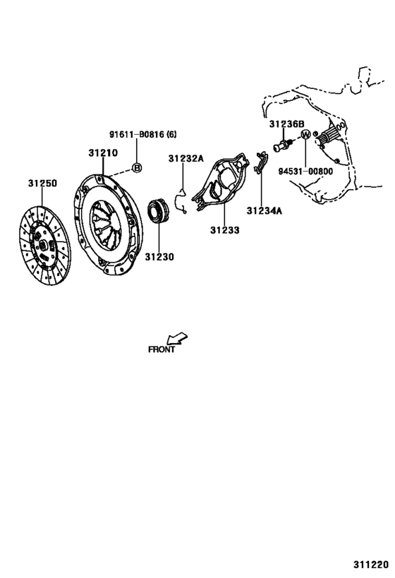 Clutch & Release Fork