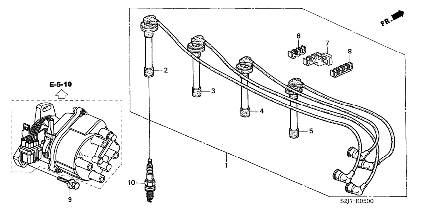 High tension cord/plug