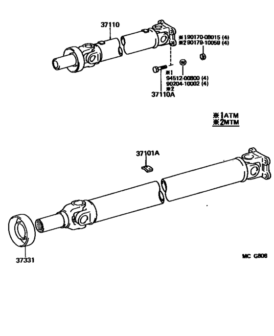 Propeller Shaft & Universal Joint