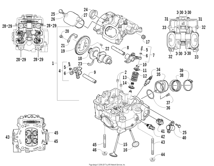 Cylinder Head And Camshaft/valve Assembly
