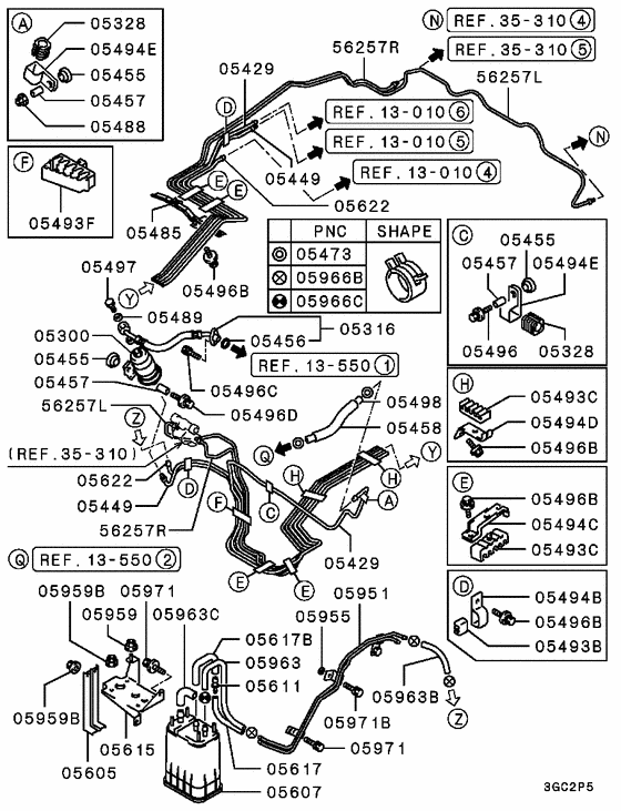 Fuel line & vapor gas control