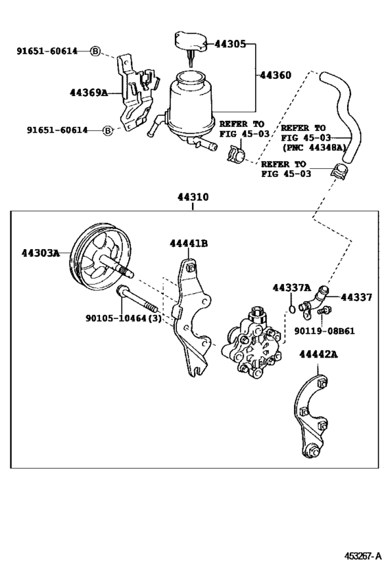 Vane Pump & Reservoir (Power Steering)