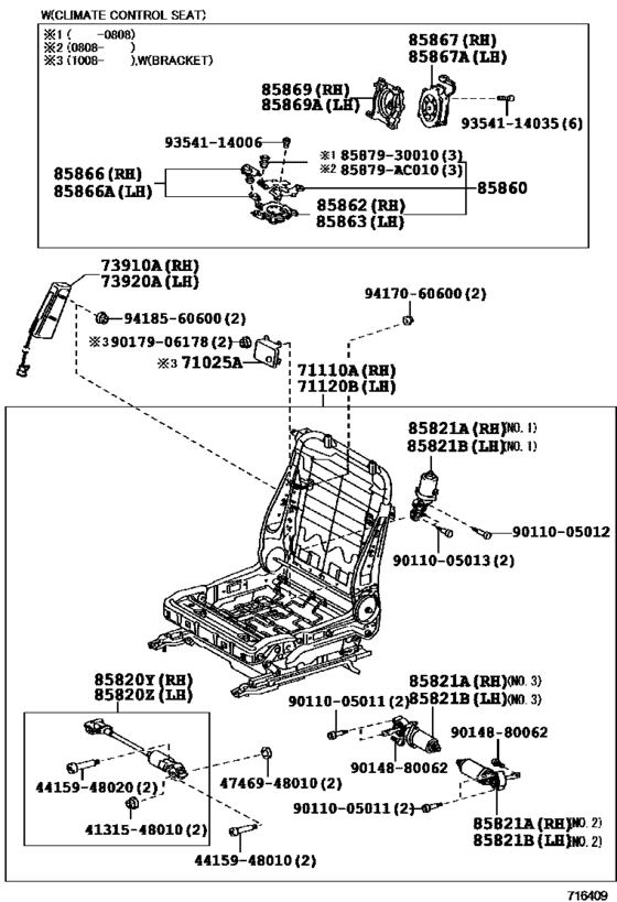 Front Seat & Seat Track