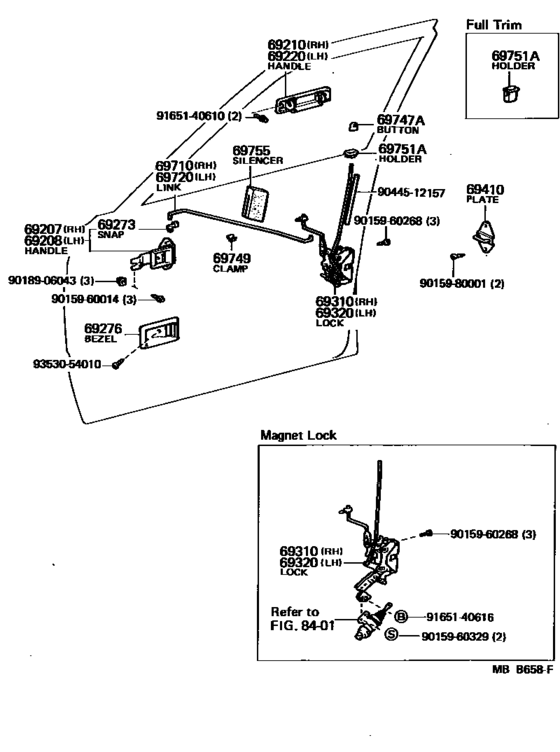 Front Door Lock & Handle