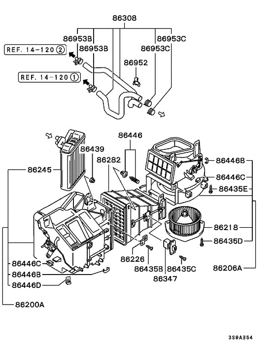 Heater unit & piping