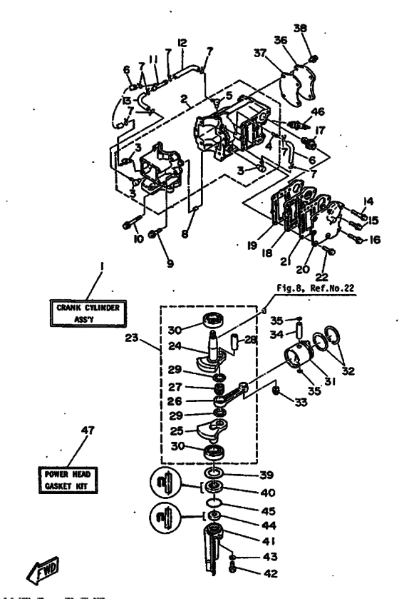 Cylinder & crankcase