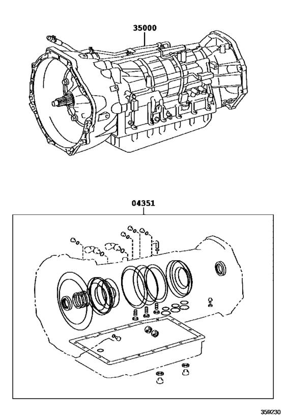 Transaxle Or Transmission Assy & Gasket Kit (Atm)