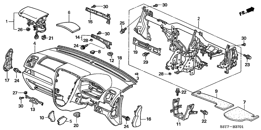 Instrument panel