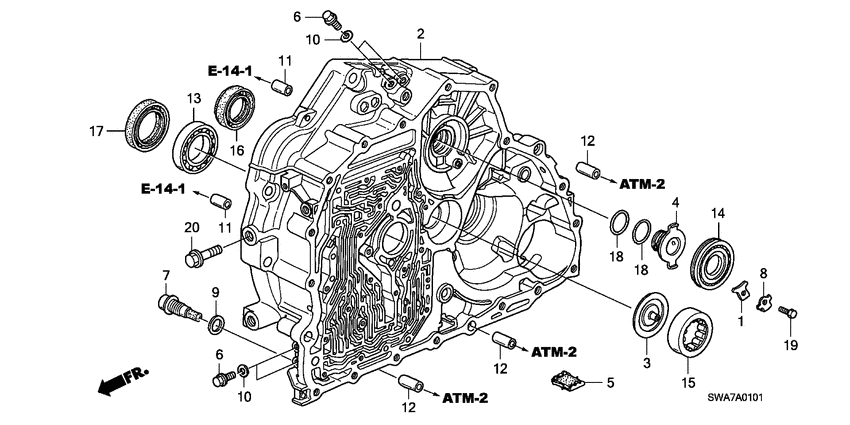 Torque converter case