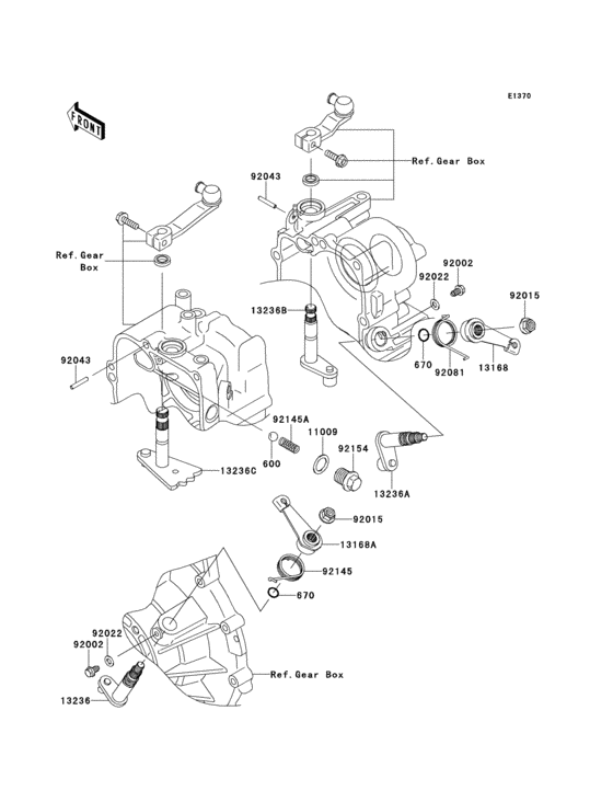 Gear change mechanism