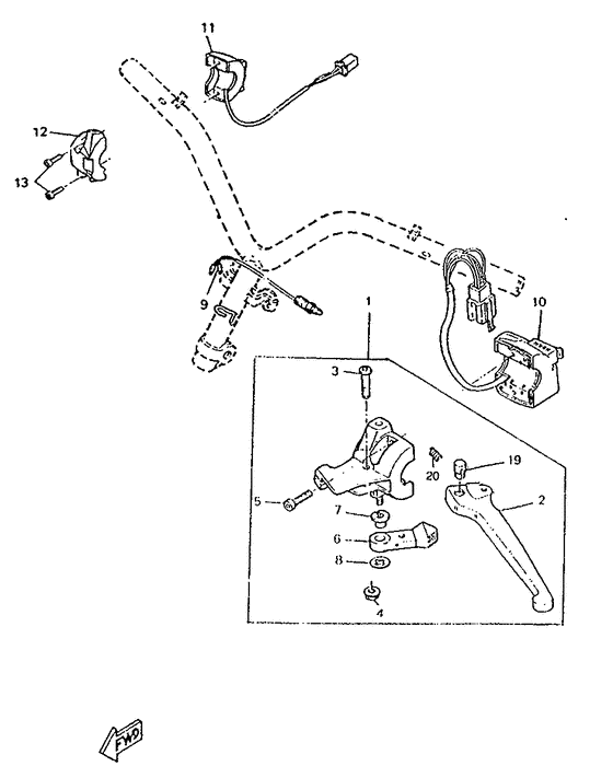 Handle switch & lever