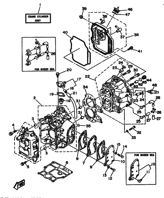 Cylinder & crankcase
