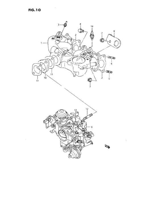 Intake manifold and carburetor