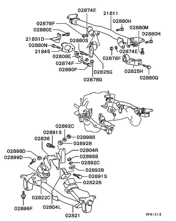 Engine mounting & support