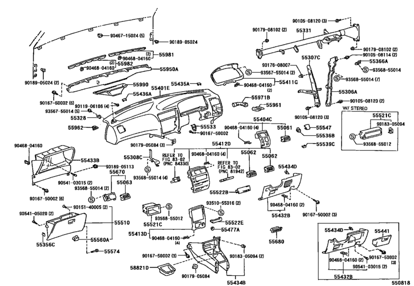Instrument Panel & Glove Compartment