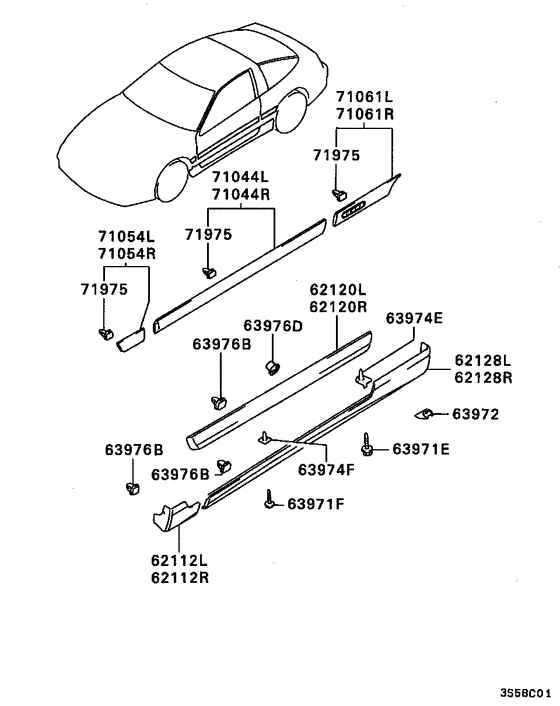 Side garnish & moulding