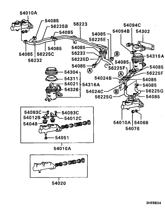 Brake master cylinder