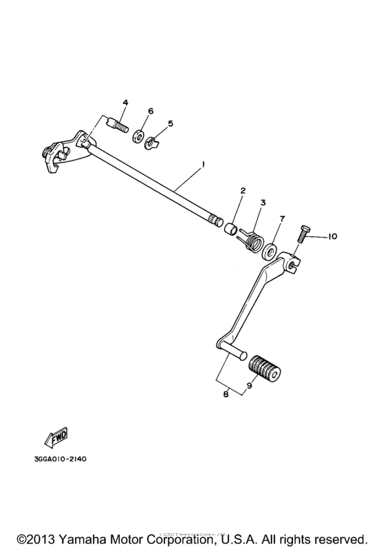 Shift shaft