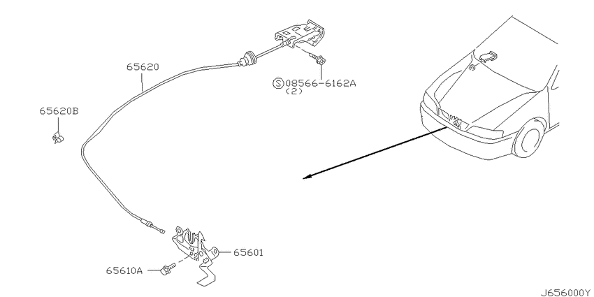 Hood lock control