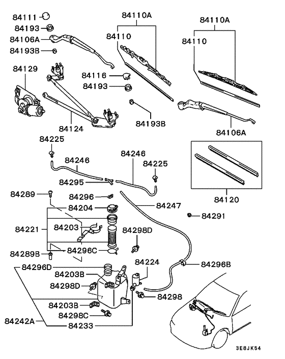 Windshield wiper & washer