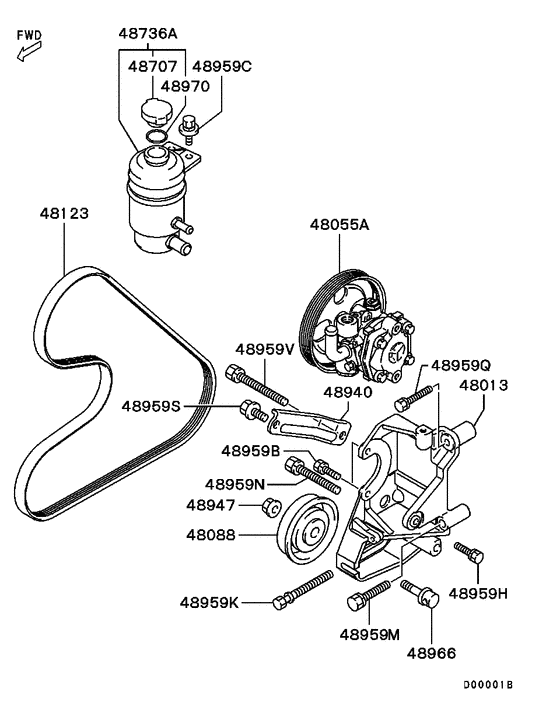 Power steering oil pump