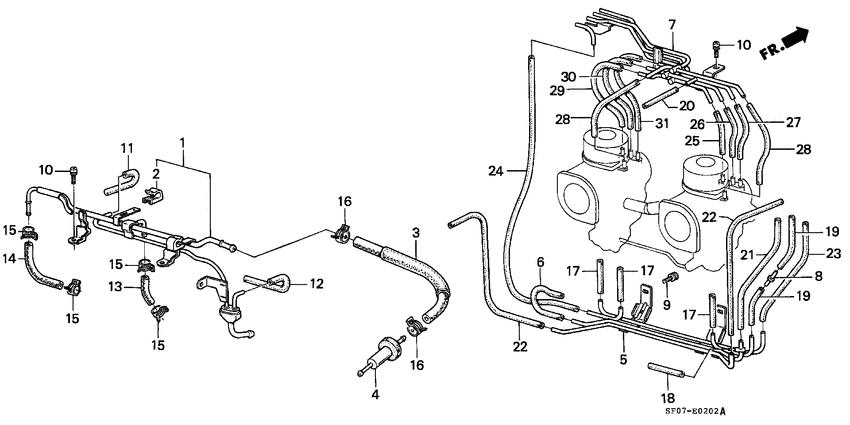Carburetor tubing