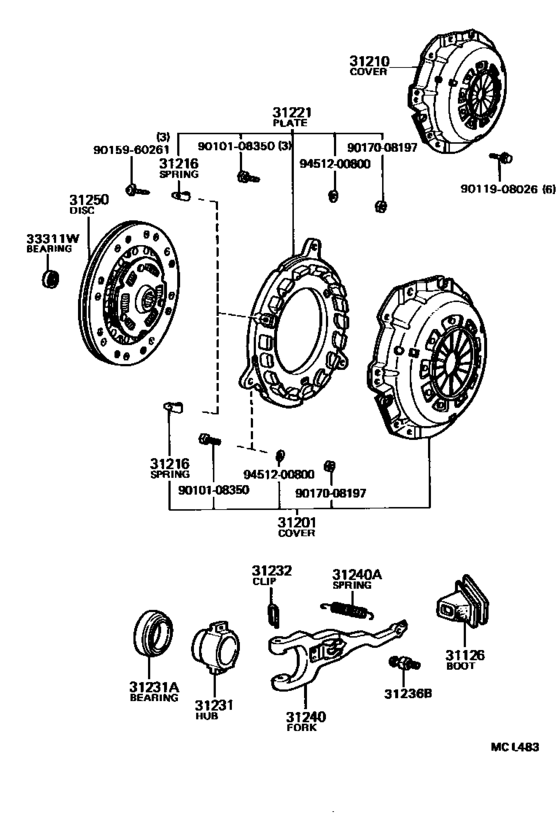 Clutch & Release Fork