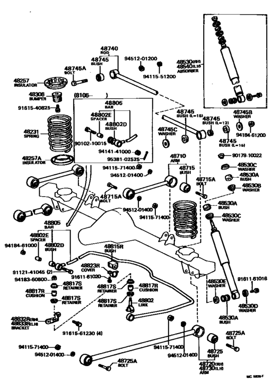 Rear Spring & Shock Absorber