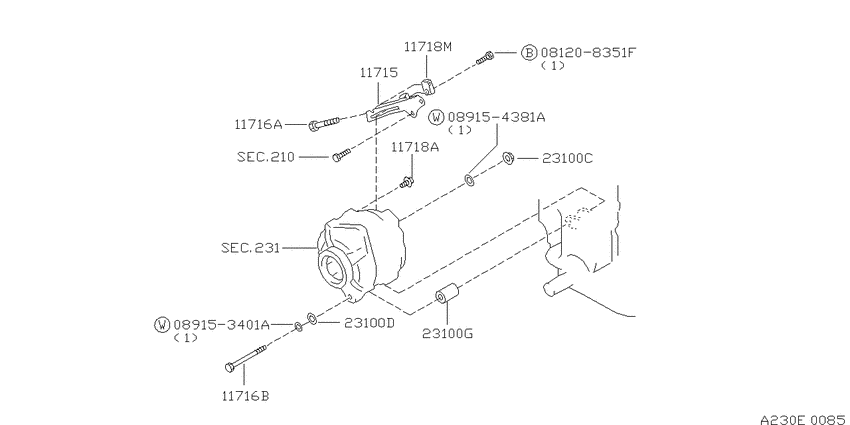 Alternator fitting