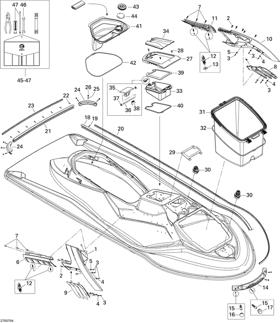 09- body, front view