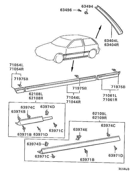 Side garnish & moulding