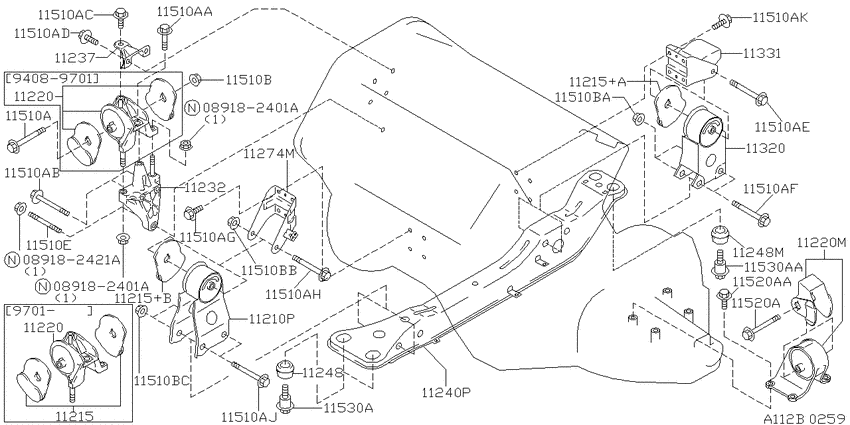 Engine & transmission   mounting