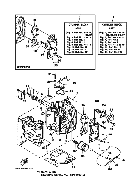 Cylinder & crankcase 1