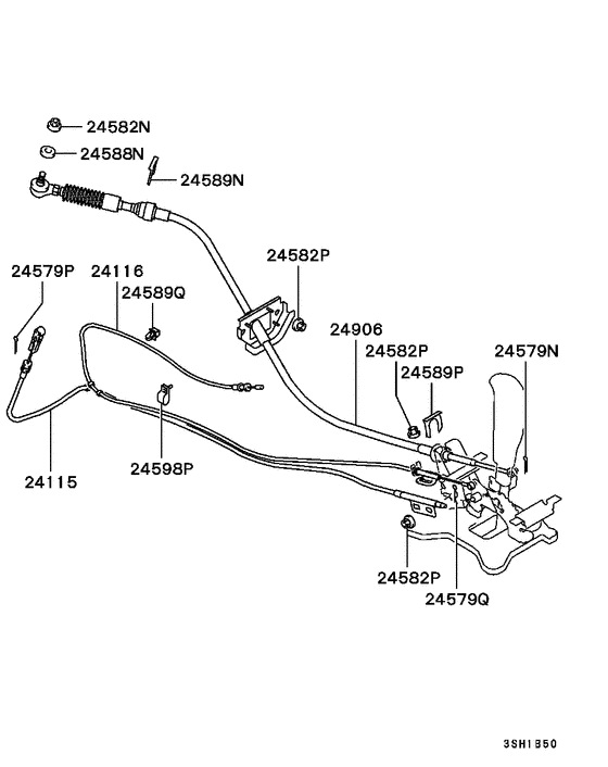 A/t floor shift linkage