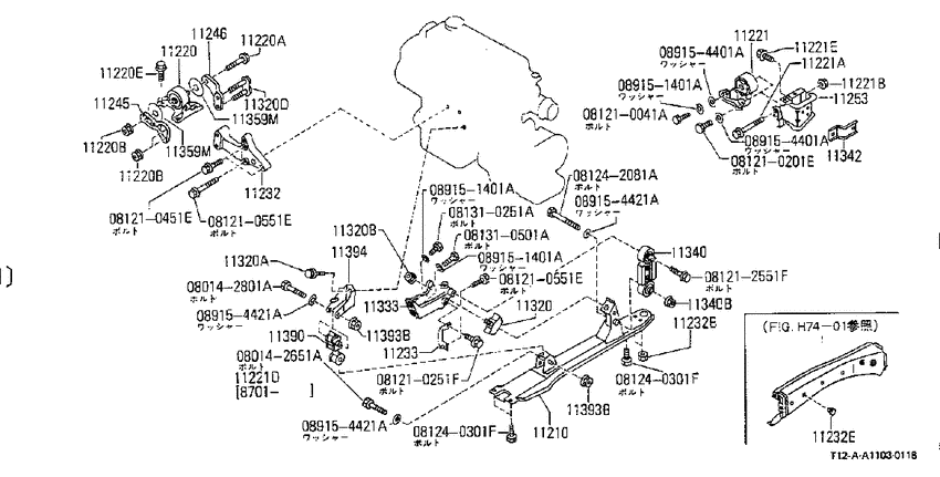 engine & transmission mounting