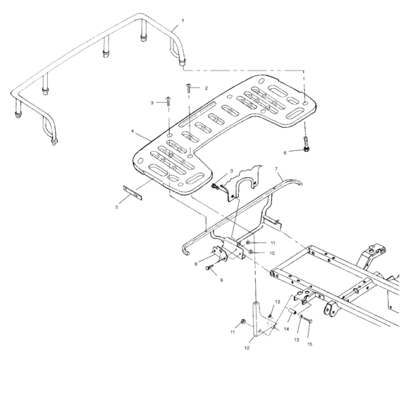 Rear rack mounting