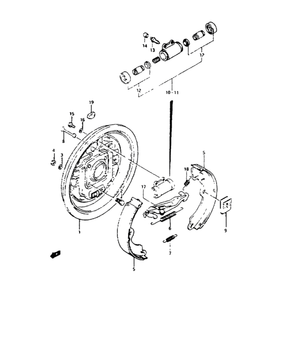 Rear brake