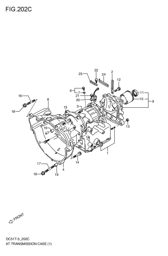 at - transmission case