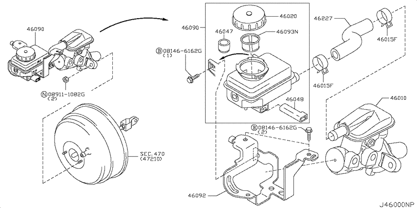 Brake master cylinder