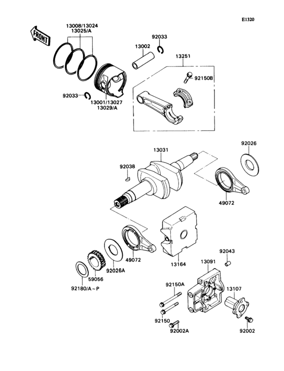 Crankshaft/piston(1/2)