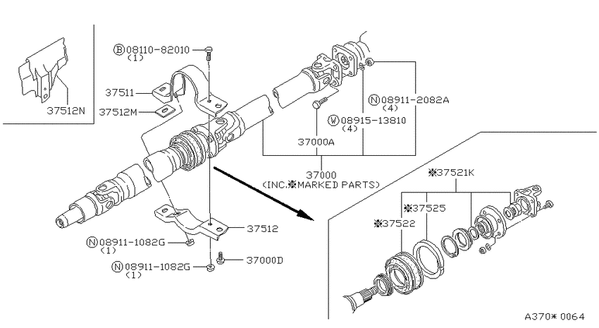 Propeller shaft