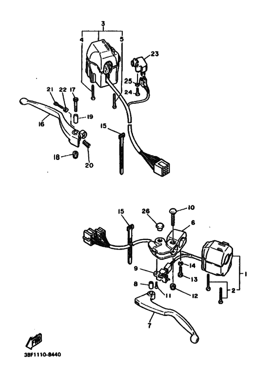 Handle switch & lever