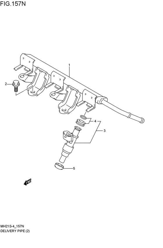delivery pipe / fuel injector