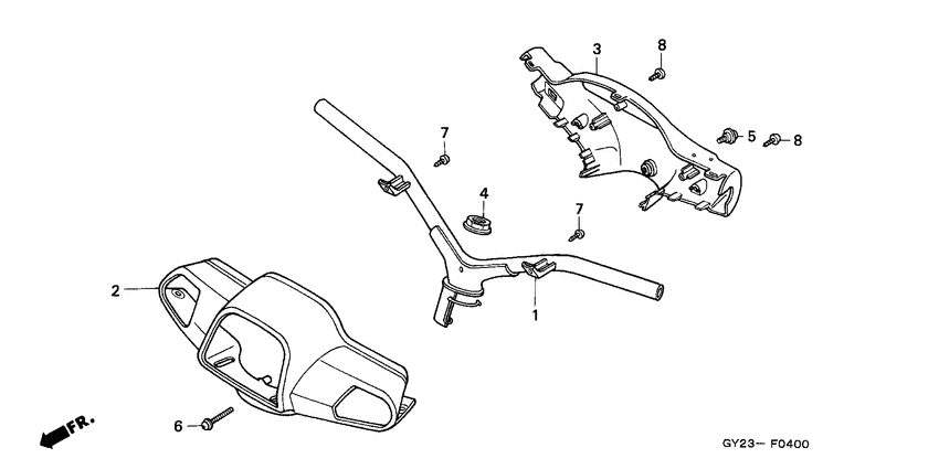 Handle pipe/handle cover