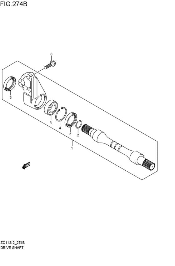 intermediate shaft for 2006 2011 Suzuki KEI/SWIFT ZC21S Japan sales