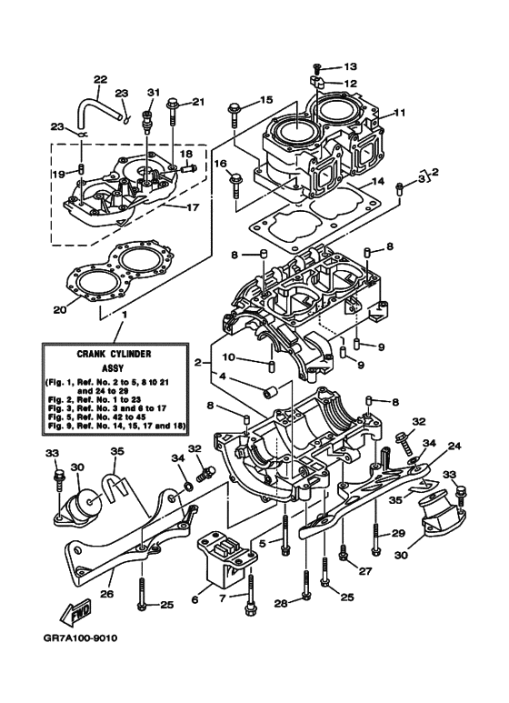 Cylinder & crankcase
