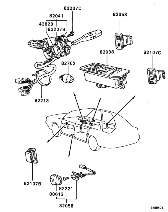 Switch & cigar lighter