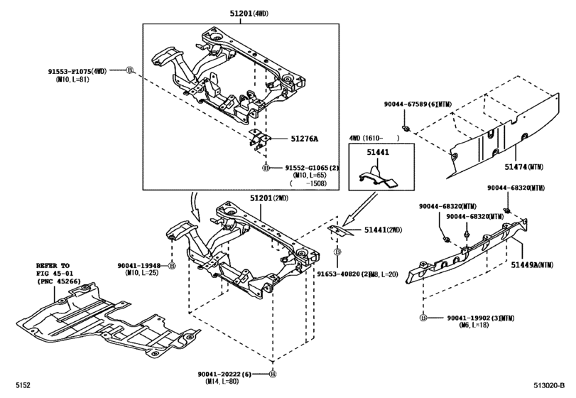 Suspension Crossmember & Under Cover
